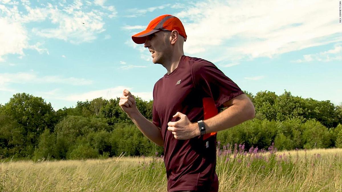 Visually Impaired Runner Simon Wheatcroft